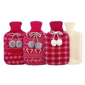 2 Liters Hot Water Bottle with knitted cover