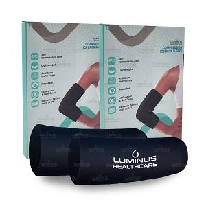 Knee Ice Pack Wrap Compression Sleeve for Injuries